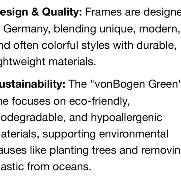 vonBogen eyeglasses the Xpurtice line eyeglass frame